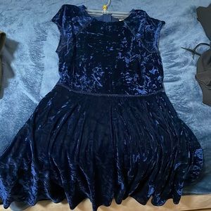 B. Darlin Blue velvet dress